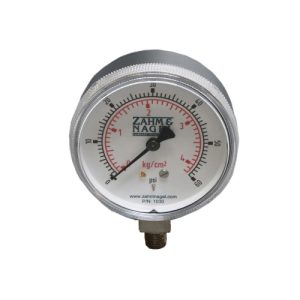 PRESSURE GAUGE DUAL SCALE 0-60psi 1030 Zahm&Nagels
