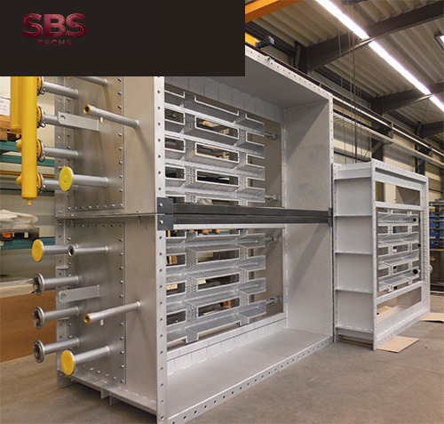 The DTG burner system is used to heat up fresh and exhaust air for a downstream process
