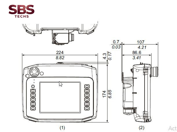 Bản vẽ dòng GP4000H HMI Proface