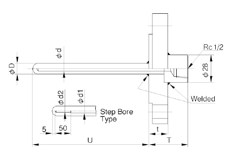 TW20B: Hình ảnh Loại mặt bích ống bảo vệ dạng lắp ráp rỗng
