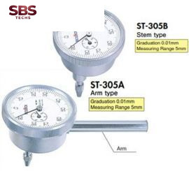 ST-305A / ST-305B Teclock, Đồng hồ so chân sau Teclock